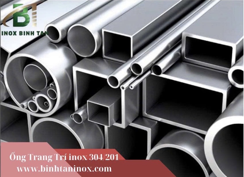 Ống hộp inox 304 trang trí