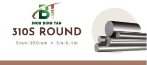 Láp tròn inox 310s